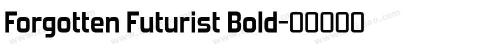 Forgotten Futurist Bold字体转换